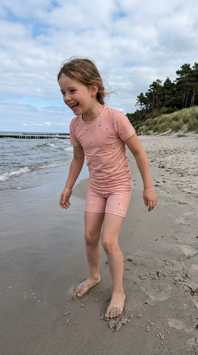 UV Lycra Bienen peach