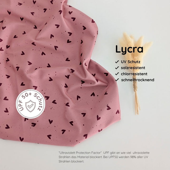 UV Lycra Herzrauschen