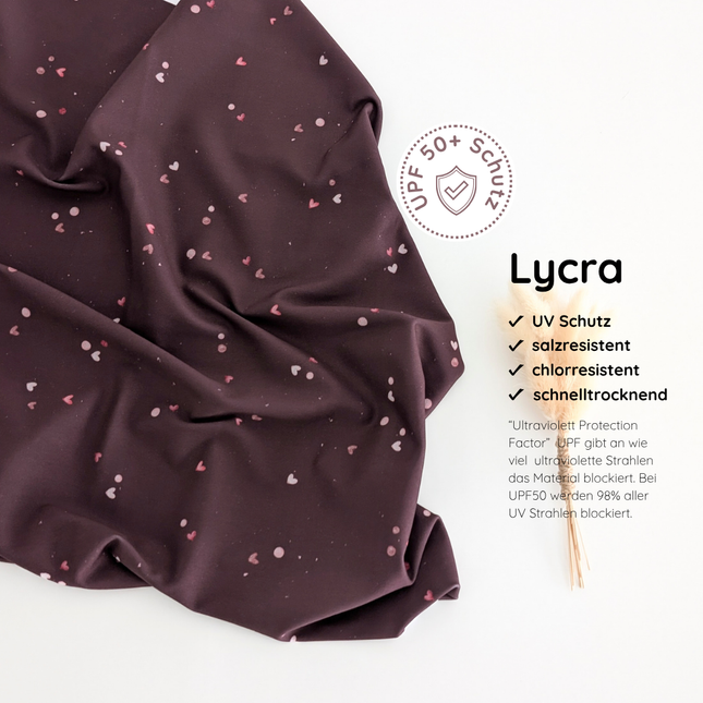 UV Lycra Mini Love Brombeer