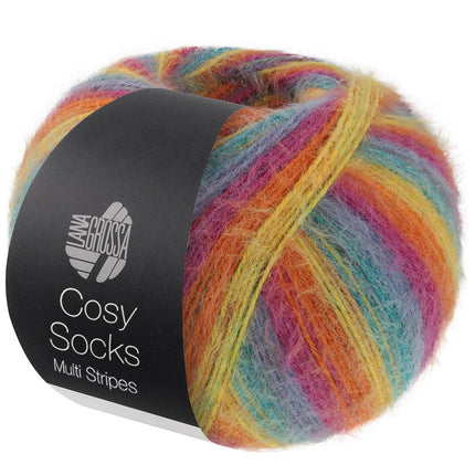 COSY SOCKS MULTI STRIPES