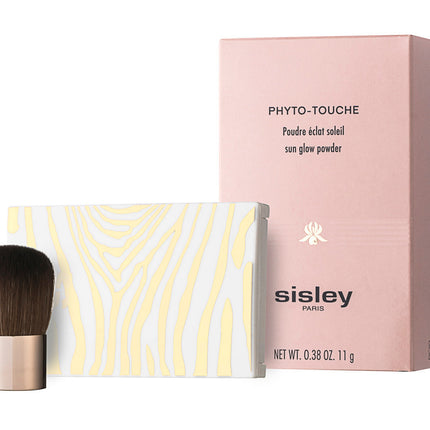 Sisley Phyto Touch Eclat Soleil Sun Glow Puder 11g / Trio Miel Cannelle